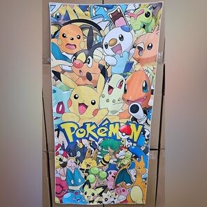 Pokemon beach towel